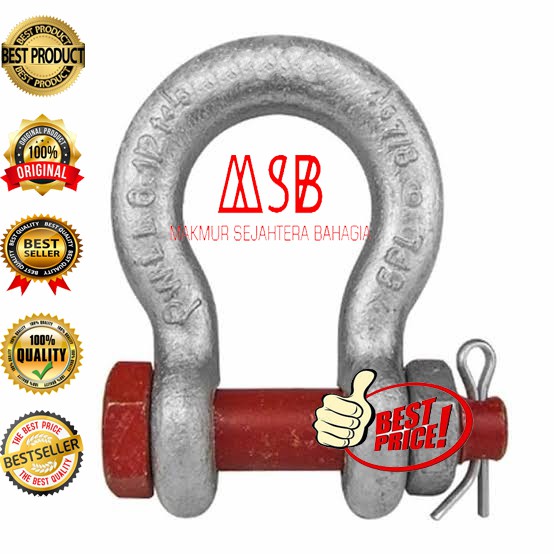 Jual SHACLE OMEGA 2130- 1 TYPE G BOLT / SHACKLE SEGEL / OMEGA SEGEL ...