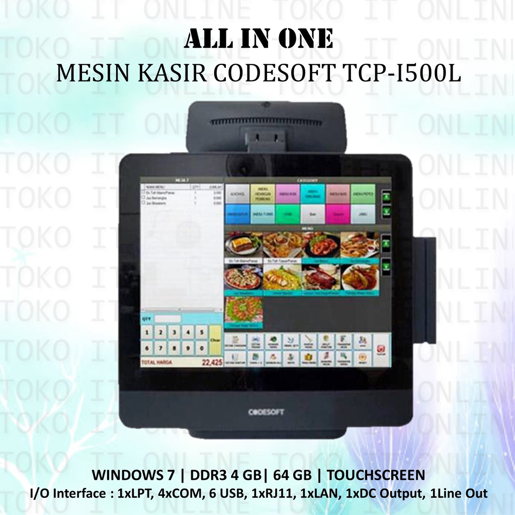 Jual Codesoft Tcp I L Mesin Kasir Touchscreen All In One Pos Shopee Indonesia