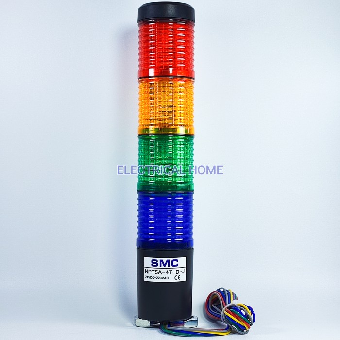 Jual Lampu Menara/Signal Tower With BUZZER 4 Lampu | Shopee Indonesia