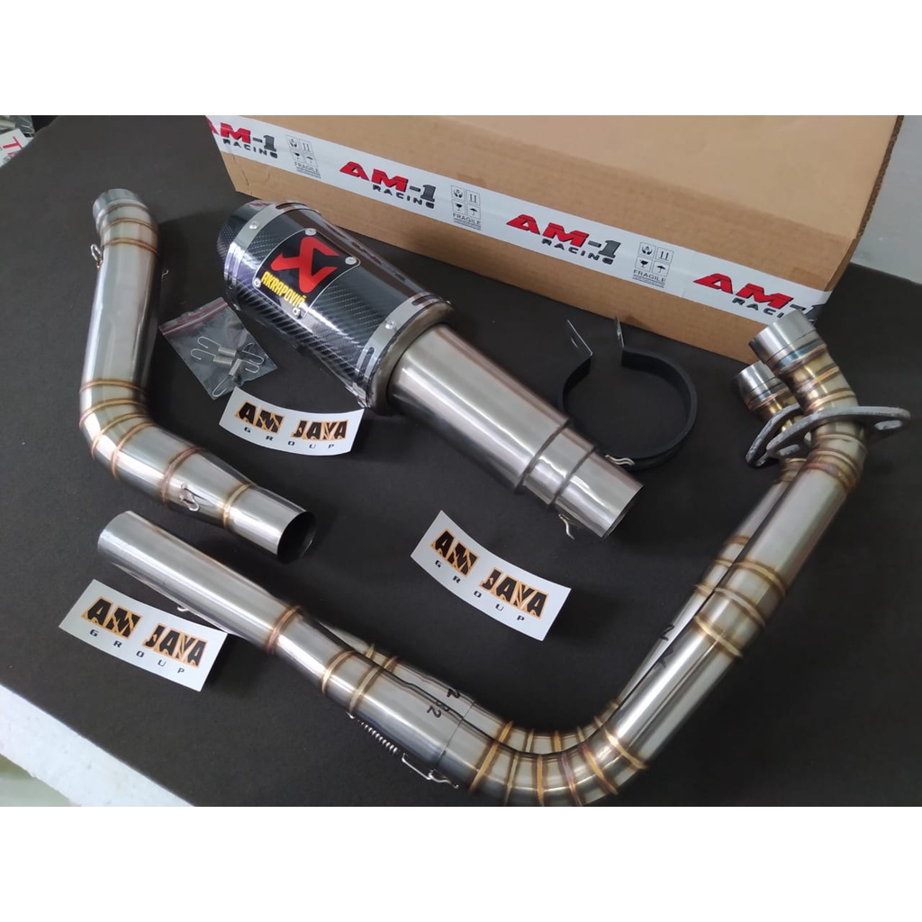 Jual Knalpot Racing Akrapovic Gp Lorenzo Carbon Yamaha R25 R 25 Mt25 Mt ...