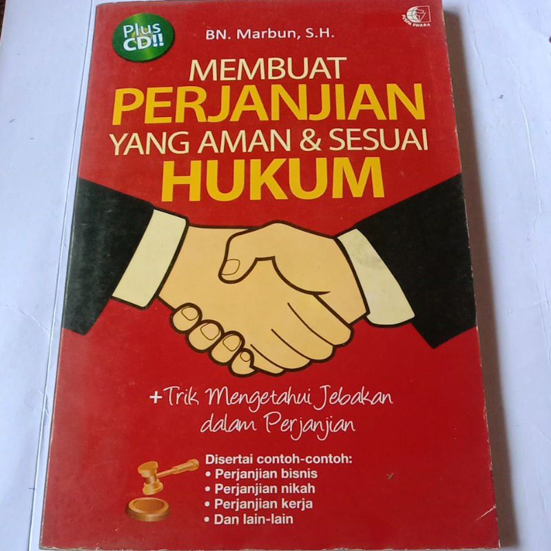 Jual Buku Hukum Membuat Perjanjian Yang Aman And Sesuai Hukum Shopee