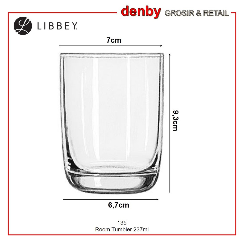 Jual Libbey Gelas 135 Room Tumbler 237ml | Shopee Indonesia