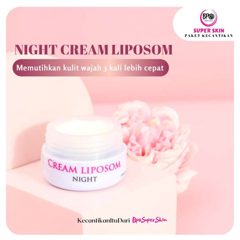 Jual BPO SUPER SKIN | NIGHT CREAM LIPOSOM | Shopee Indonesia