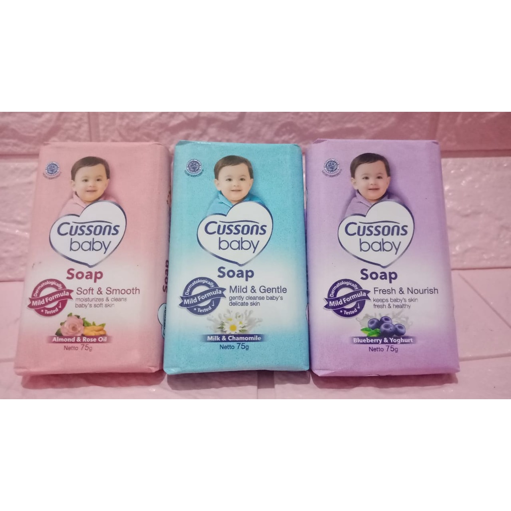 Jual cussons baby soap 75gr cusson sabun batang | Shopee Indonesia