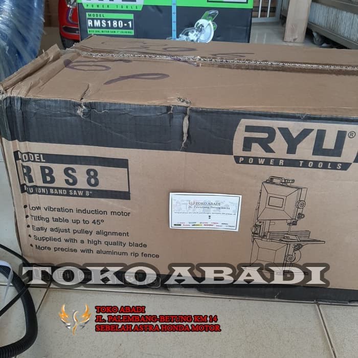 Jual Mesin Bandsaw Ryu RBS8 by Tkiro corp. Japan Technology | Shopee ...
