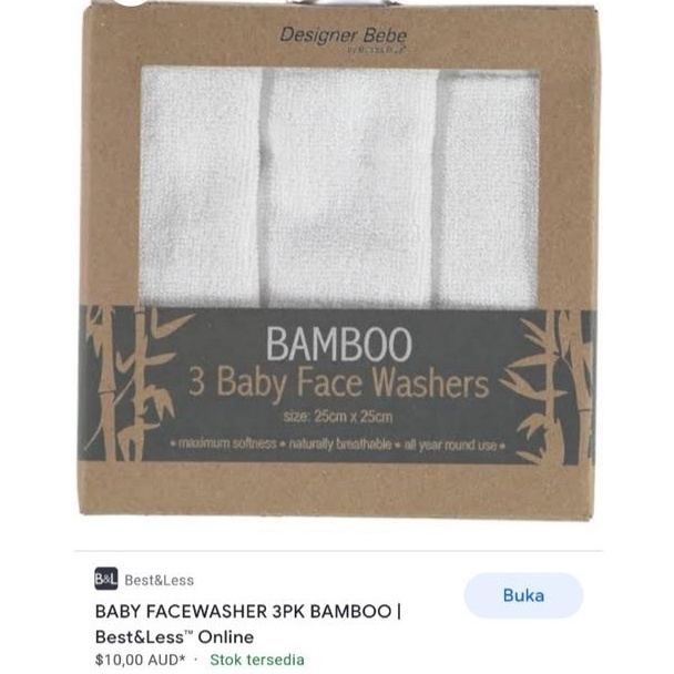 Jual Bamboo face washer Shopee Indonesia