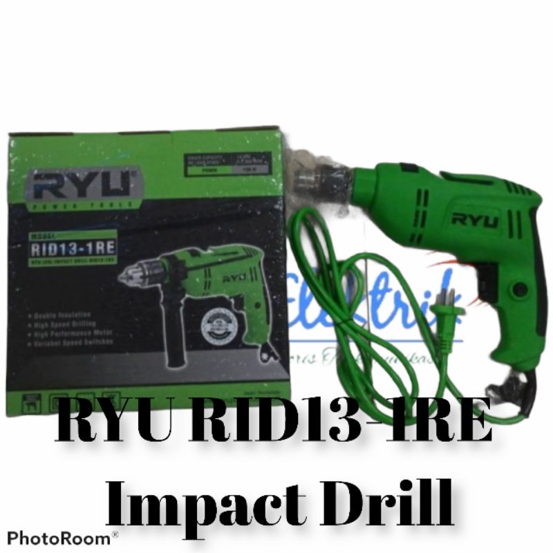 Jual RYU RID13-1RE / Mesin Bor Kayu, Besi, Tembok / Impact Drill 13mm ...
