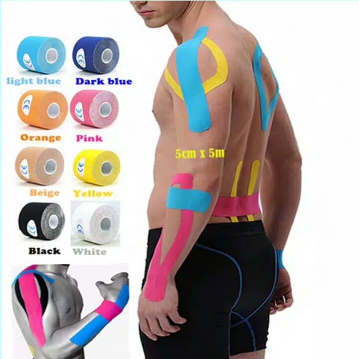 Jual Kinesio Tape Kinesio Taping Sport 5cm X 5m Olahraga Pria Wanita