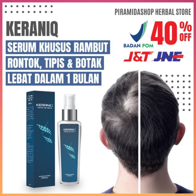 Jual KERANIQ hair Serum Penumbuh Rambut Botak & Penebal Rambut | Shopee ...