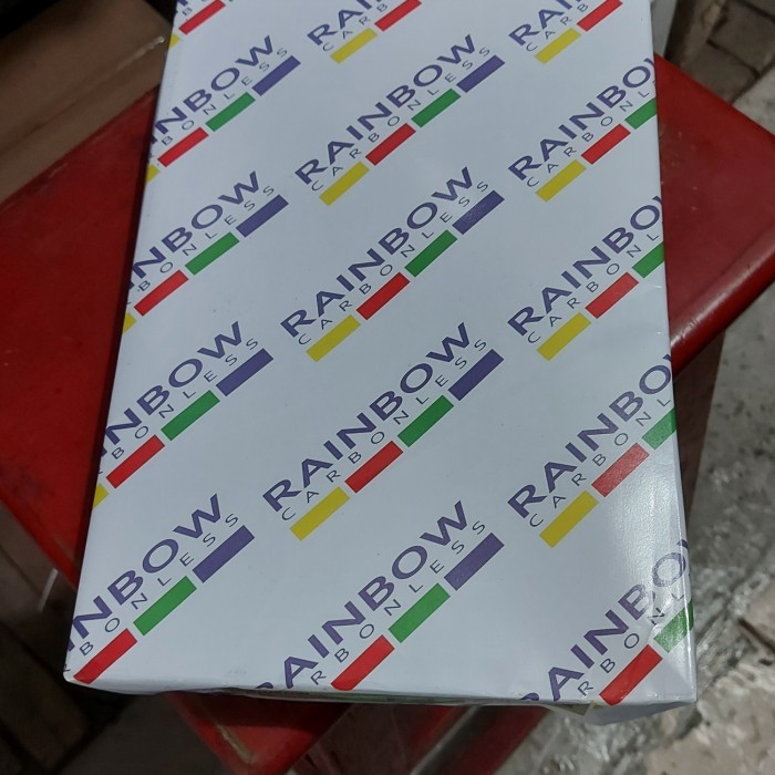 Jual Kertas Ncr Rainbow Top Putih Uk Folio F4 Rim Shopee Indonesia