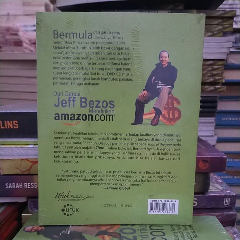 Jual Jeff Bezos,dari garasi mendirikan Amazon.com | Shopee Indonesia