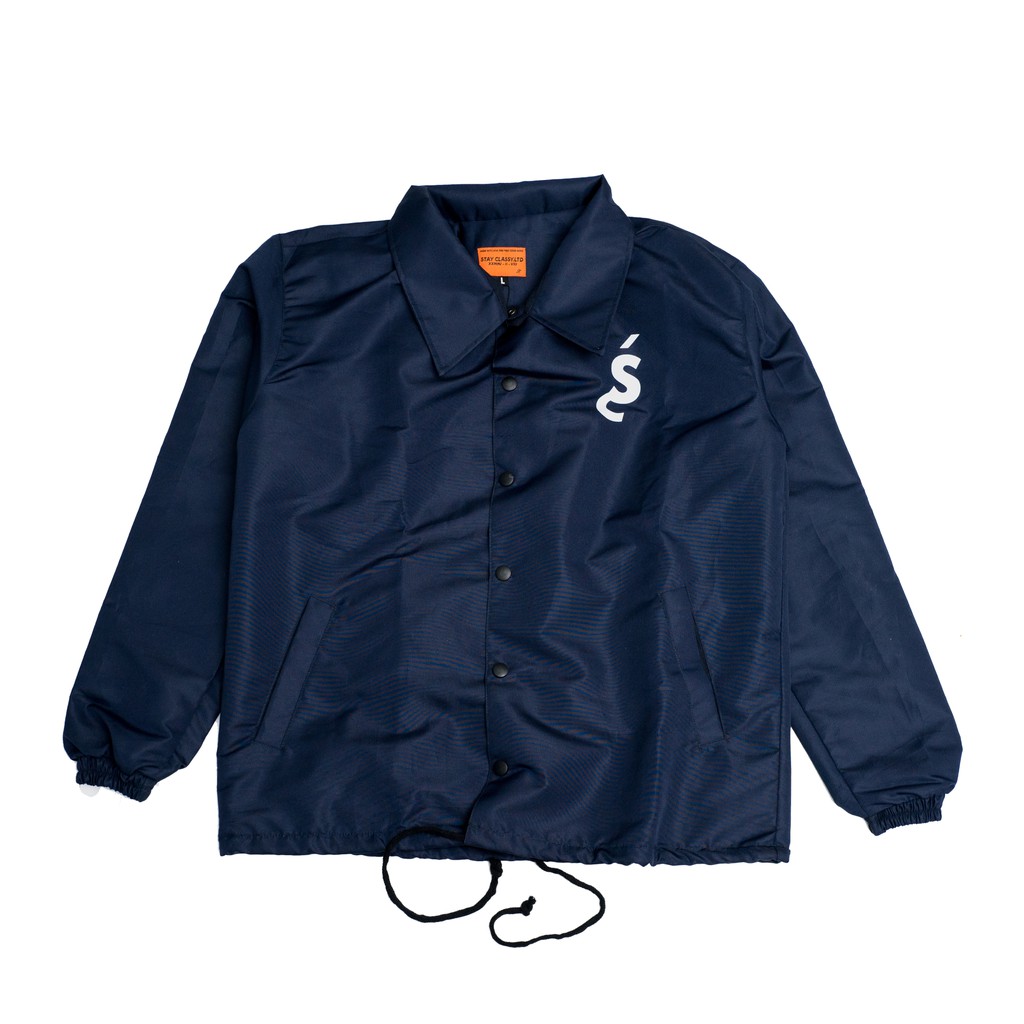 Jual Stayclassy Jaket Coach Logos Navy | Shopee Indonesia