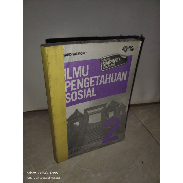 Jual Buku Ilmu Pengetahuan Sosial Untuk SMP MTS Kelas 8 Wardiyatmoko ...