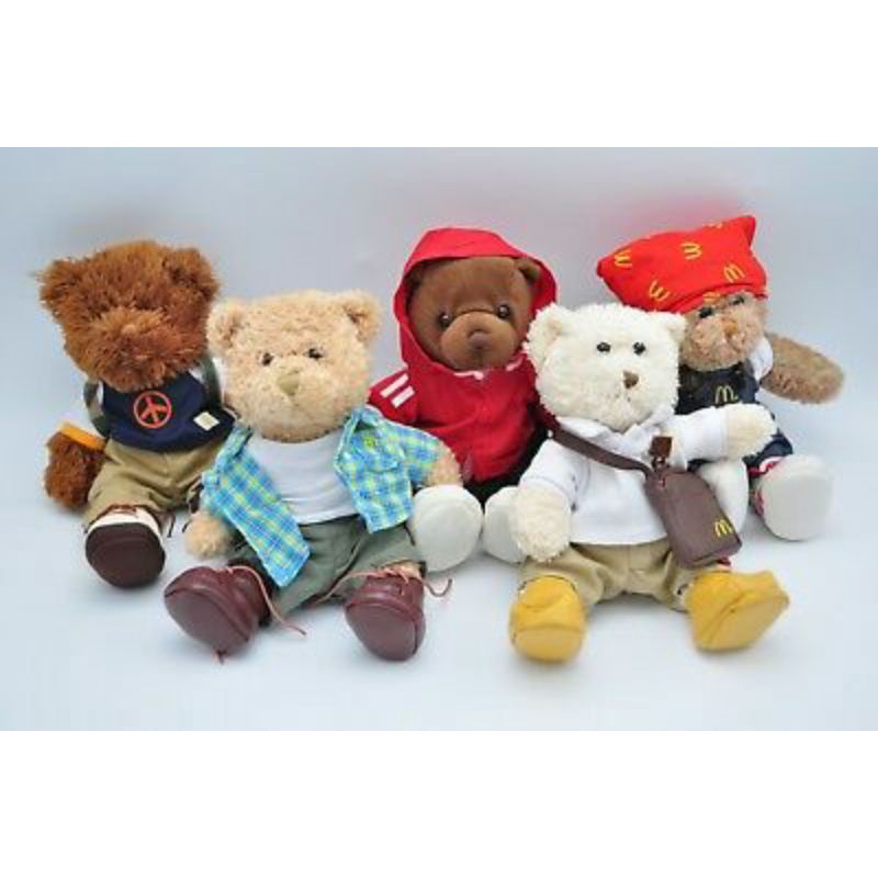 Mcdonald's teddy deals bear collection