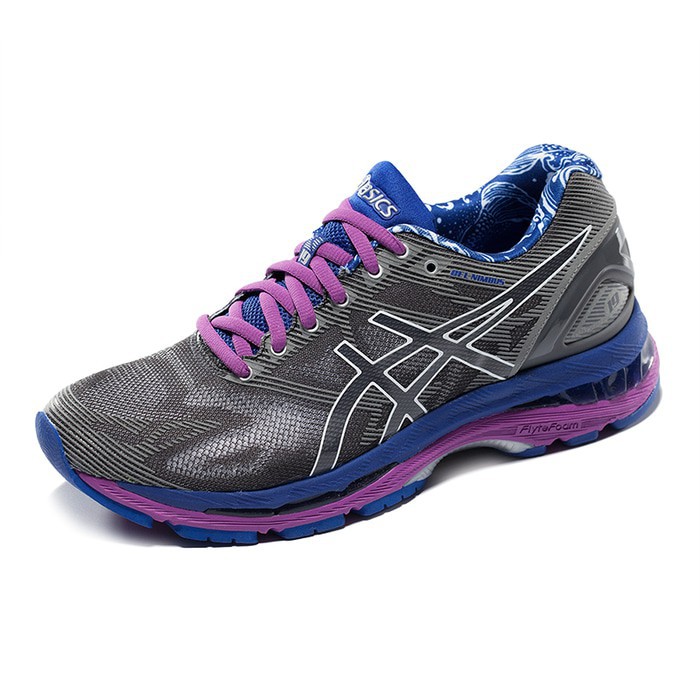 Jual PM Asics Gel Nimbus 19 Lite Show Carbon Blue Purple Running