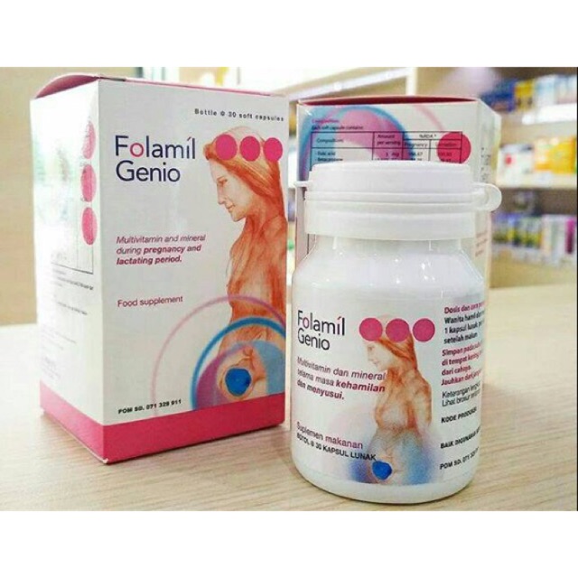 Jual Folamil Genio Isi 30 Capsul | Shopee Indonesia