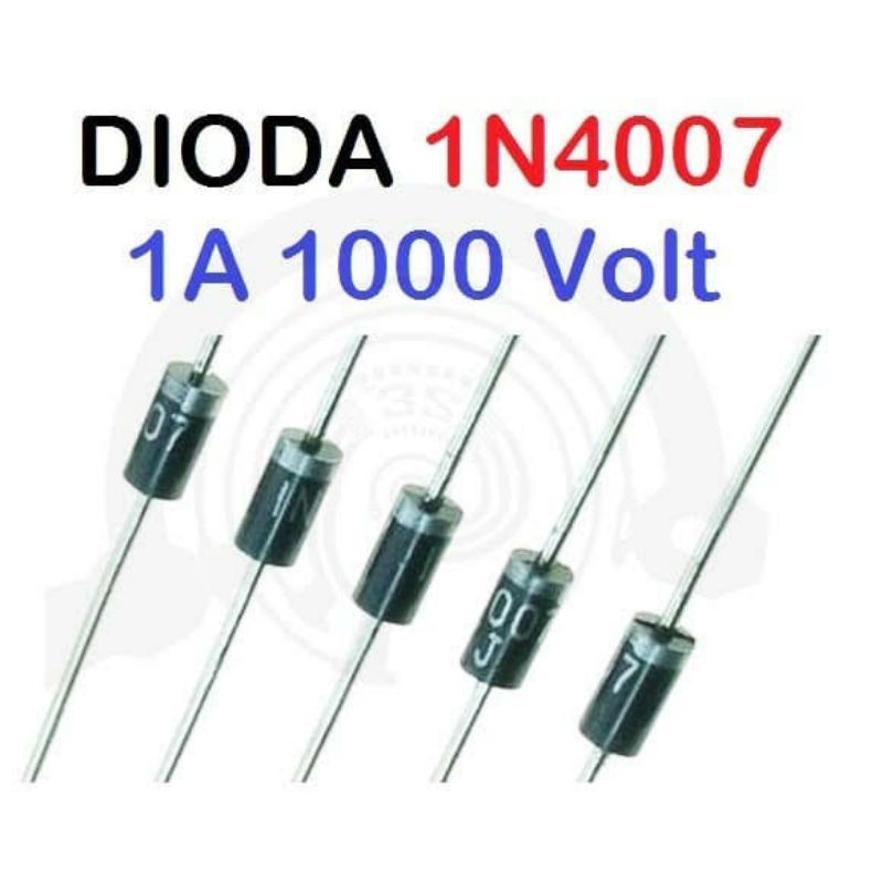 Jual Diode 1N4007 Goodark Original Taiwan 100pcs | Shopee Indonesia