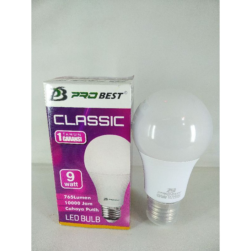 Jual Lampu Bohlam Led Probest Classic W Shopee Indonesia