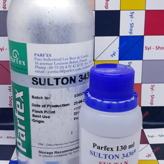 Jual Bibit Parfum Refill Parfex SULTON 130ml | Shopee Indonesia