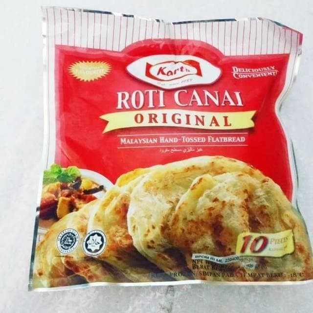 Jual Kart's Roti Canai Original Isi 10 / Kart's Roti Canai 580g ...