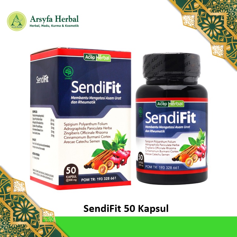 Jual Sendifit Acep Herbal Original Obat Nyeri Sendi Asam Urat Dan