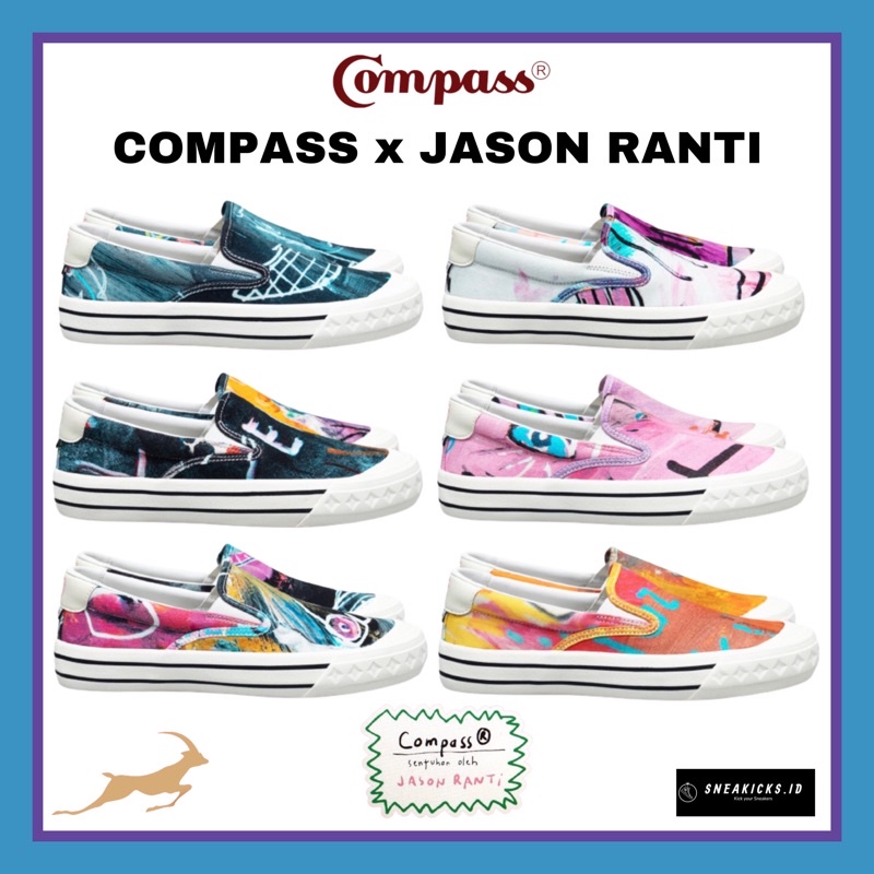 Jual [ORIGINAL] SEPATU COMPASS X JASON RANTI LIMITED EDITION Shopee