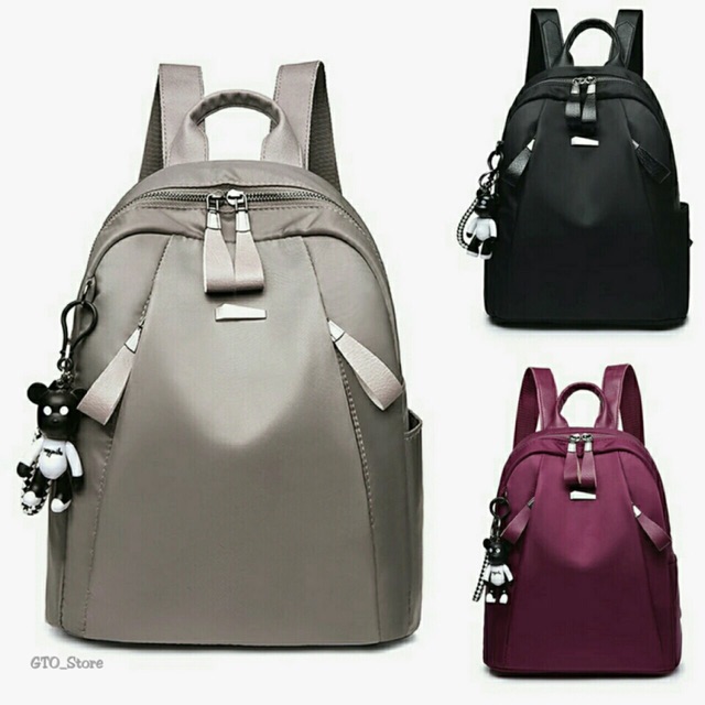 Jual Ransel wanita micro backpack wanita polos simple ransel polos
