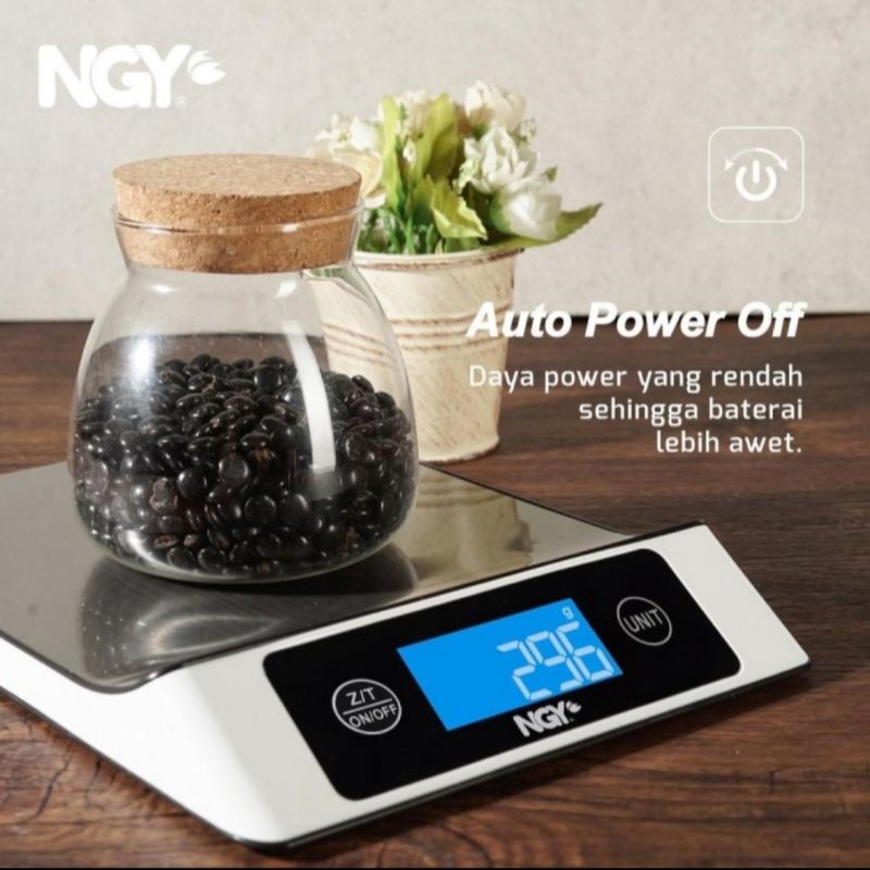Jual NAGOYA DIGITAL KITCHEN SCALE / TIMBANGAN DIGITAL BUAH KOPI ROTI ...
