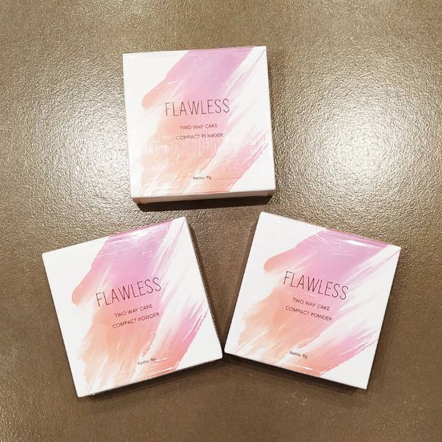 Jual MINISO Flawless Two Way Cake Compact Powder / Bedak Padat Flawless ...