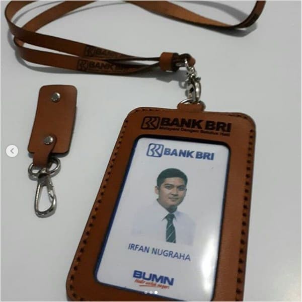 Jual Name Tag Kulit Asli Custom Nama Logo Shopee Indonesia