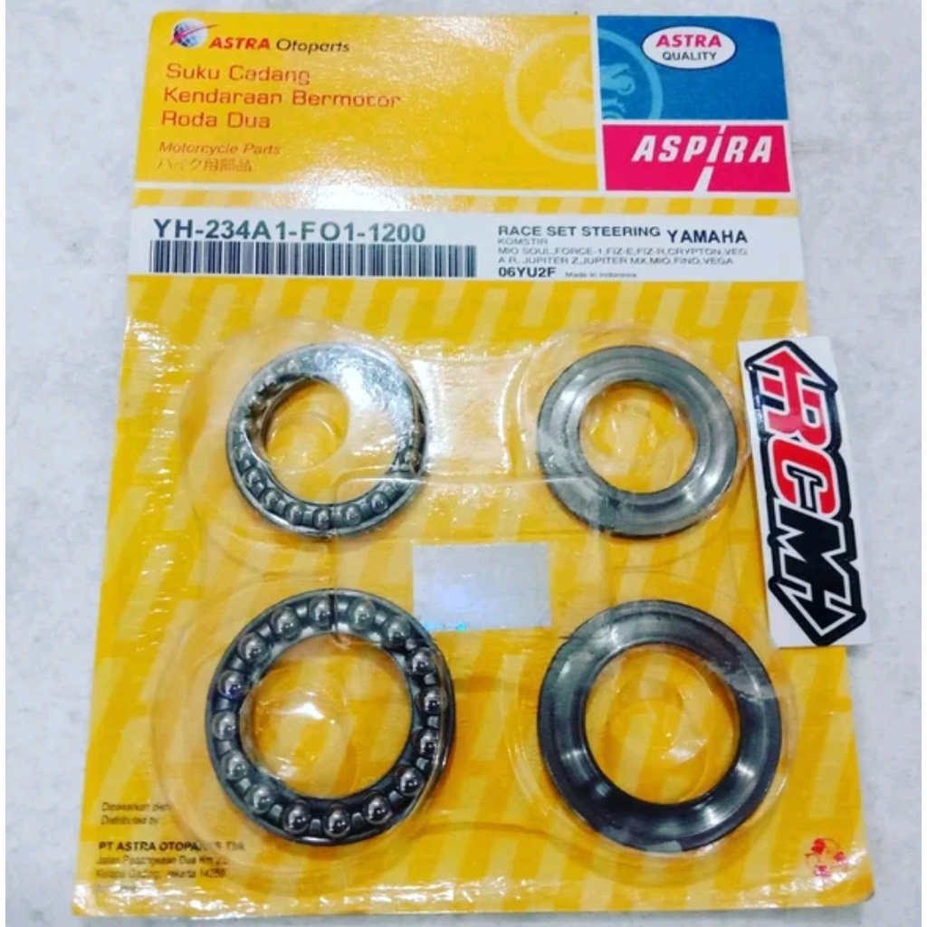 Jual YH234A1F011200 RACE SET STEERING KOMSTIR COME STIR COMESTIR COME STEER MIO FIZR F1ZR