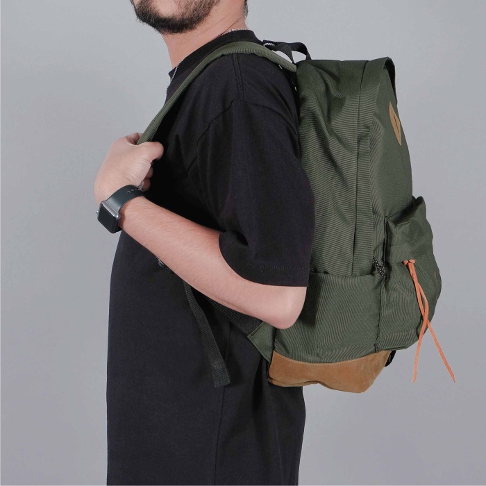 Jual UNKL347 Tas Ransel Warna Hitam Simpel Bahan Cordura RIGT | Shopee