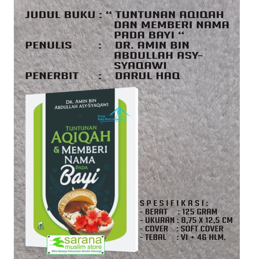 Jual BUKU SAKU TUNTUNAN AQIQAH DAN MEMBERI NAMA PADA BAYI | Shopee ...