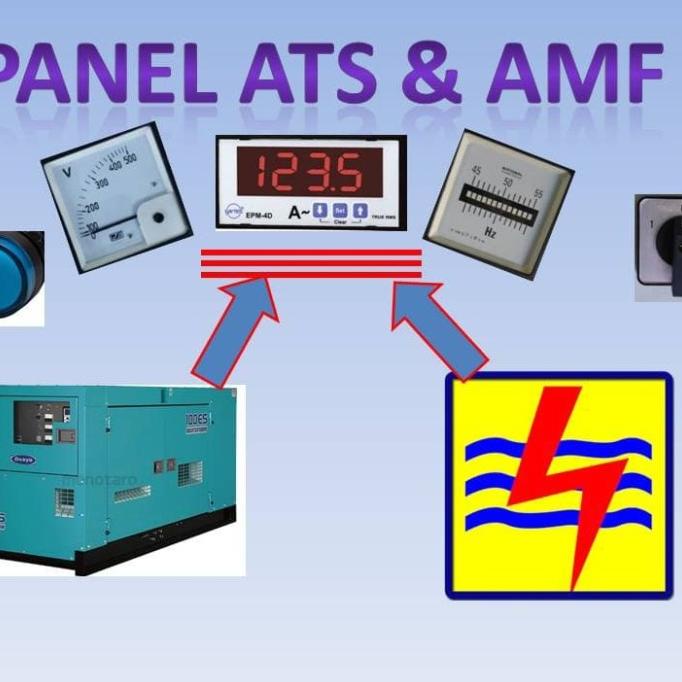 Jual Panel Ats Amf Otomatis Genset Pln Auto Start Stop Va