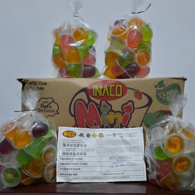 Jual JELLY INACO Kemasan 500GR Isi 33PCS | Shopee Indonesia
