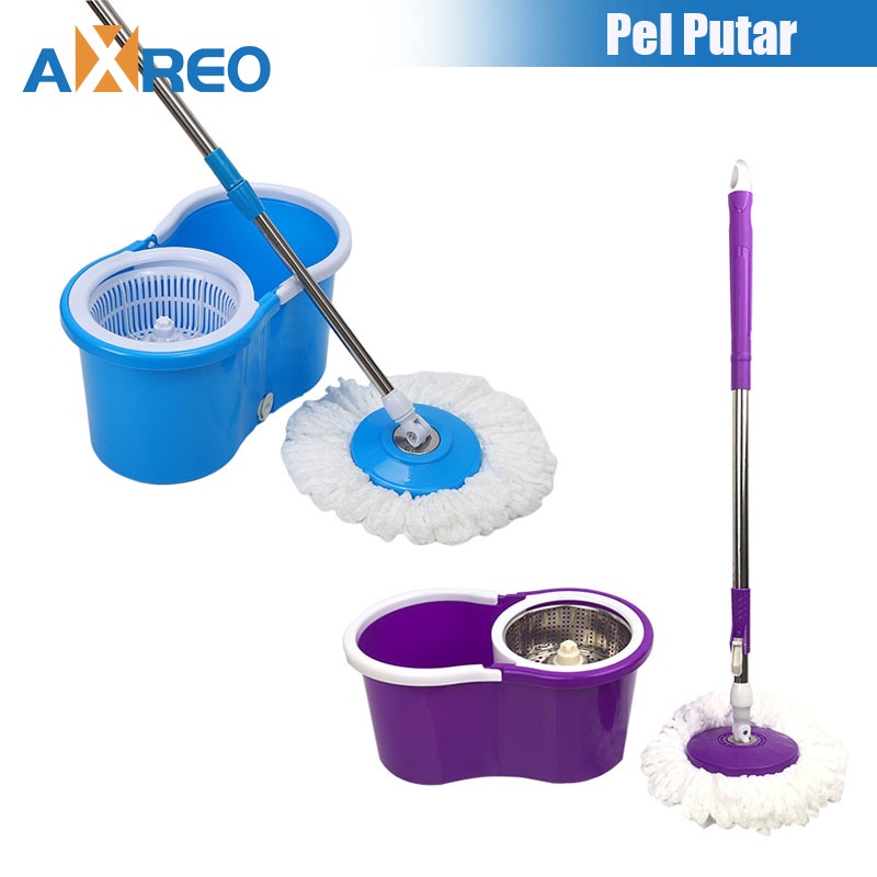 Jual Axreo Alat Pel Lantai Super Praktis Spin Mop Super Pel Lantai Pel ...