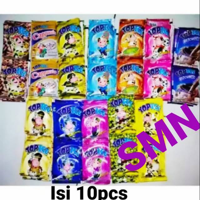 Jual TOP ICE VARIAN RASA ISI 10 Pcs | Shopee Indonesia