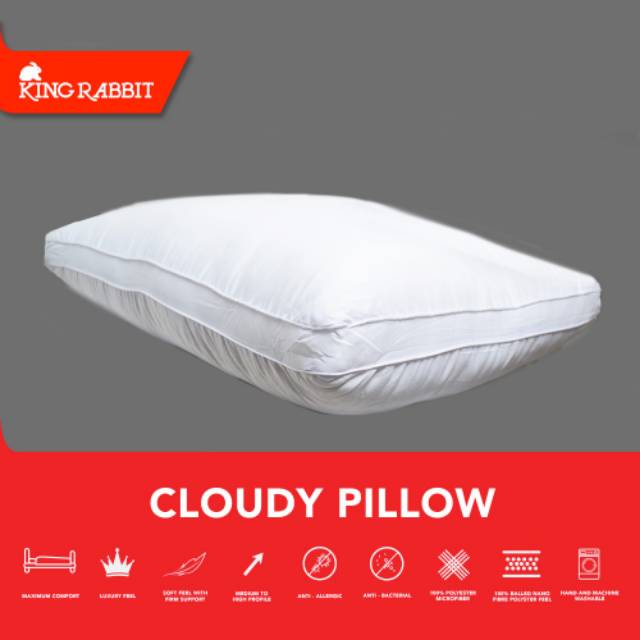 Jual KING RABBIT PREMIUM Hotel Bantal / Guling MICROFIBRE 50x70cm ...