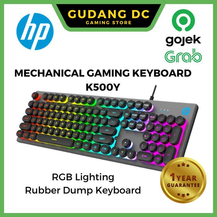 Jual Keyboard Gaming Rgb Membrane Rubber Dump Keyboard Hp K500Y Terbaru