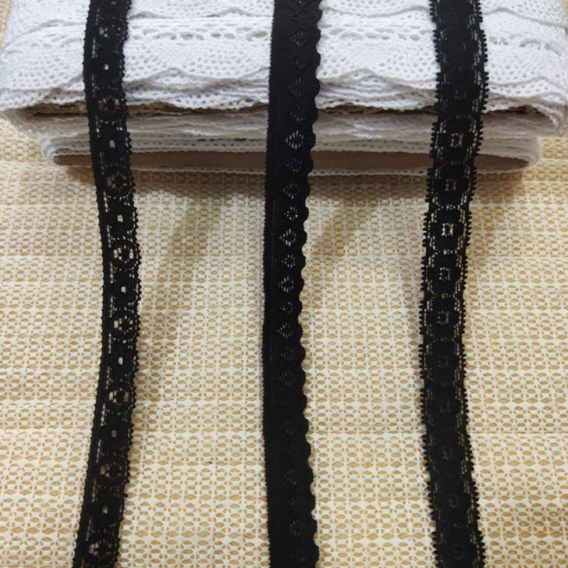 Jual Renda elastis, renda karet, renda stretch, renda street (per 100cm ...