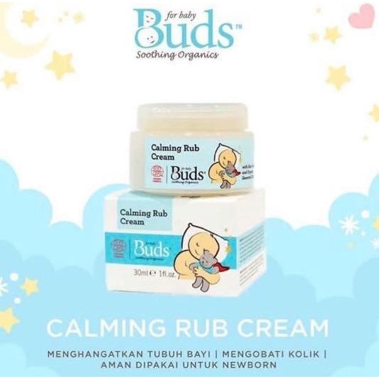 Jual Buds Calming Tummy Rub Cream 30 ml / bud baby ORGANIK | Shopee ...