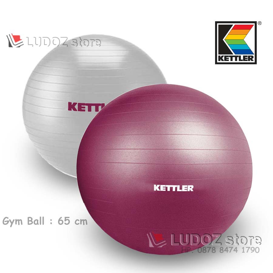 Jual Gym Ball KETTLER 65 cm, Bola Aerobic fitness Swiss ball 65cm