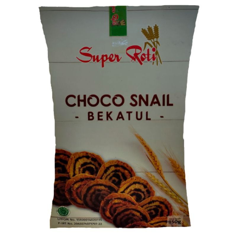 Jual Super Roti Choco Snail Pastry Bekatul 150gr | Shopee Indonesia