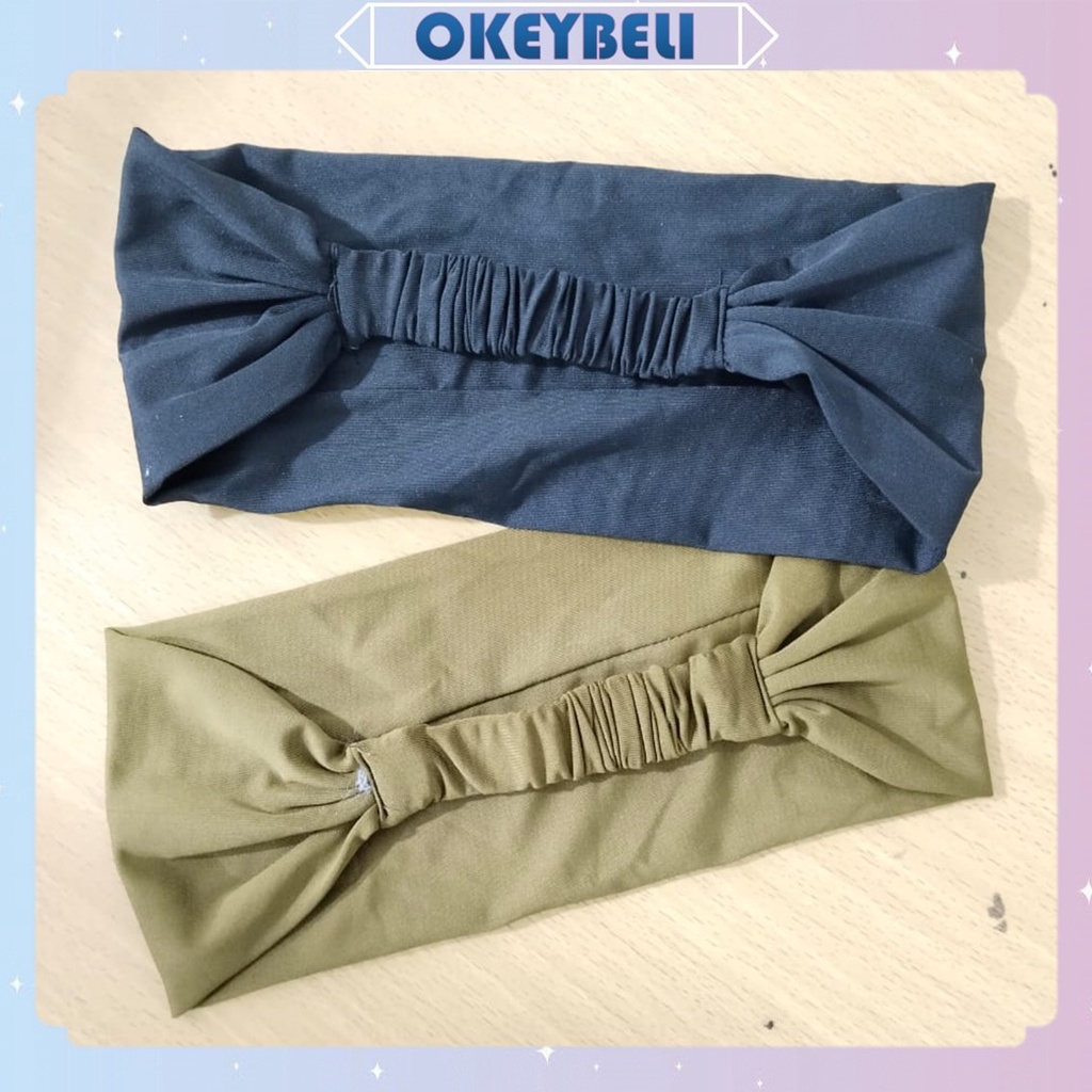 Jual •OKEY BELI•BD682 Bandana Korea Style Bando Bendo Rambut Fashion ...