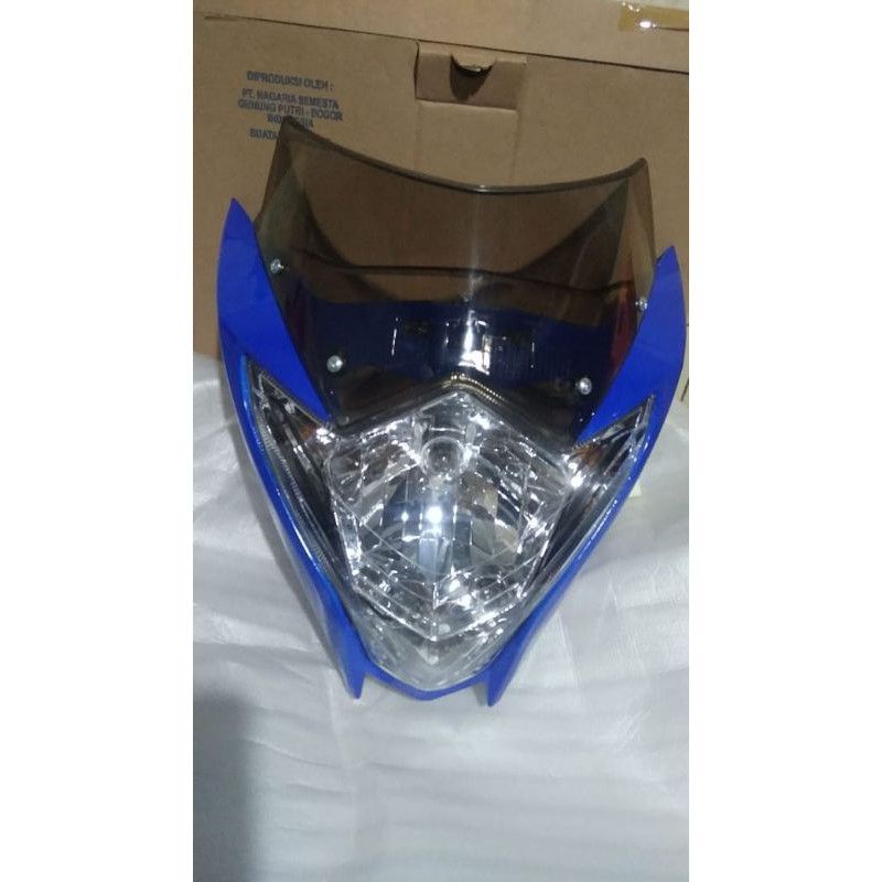 Jual Kepala Imitasi Satria Fu Facelift Biru | Shopee Indonesia