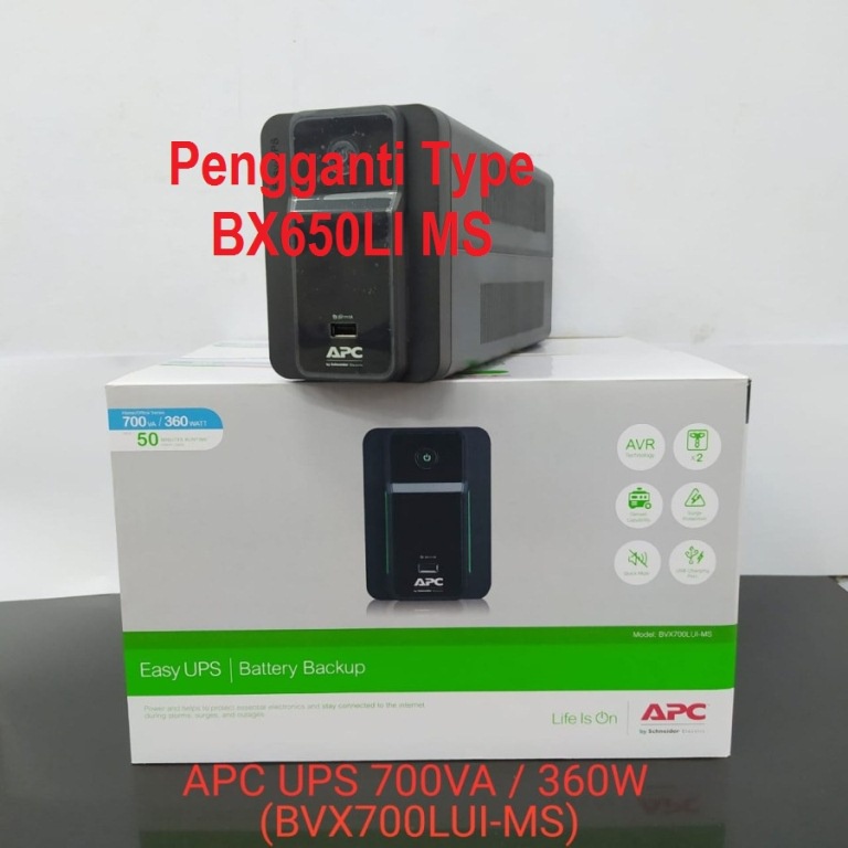 Jual UPS APC Easy UPS BVX 700VA 360W USB Charging BVX700LUI | Shopee ...