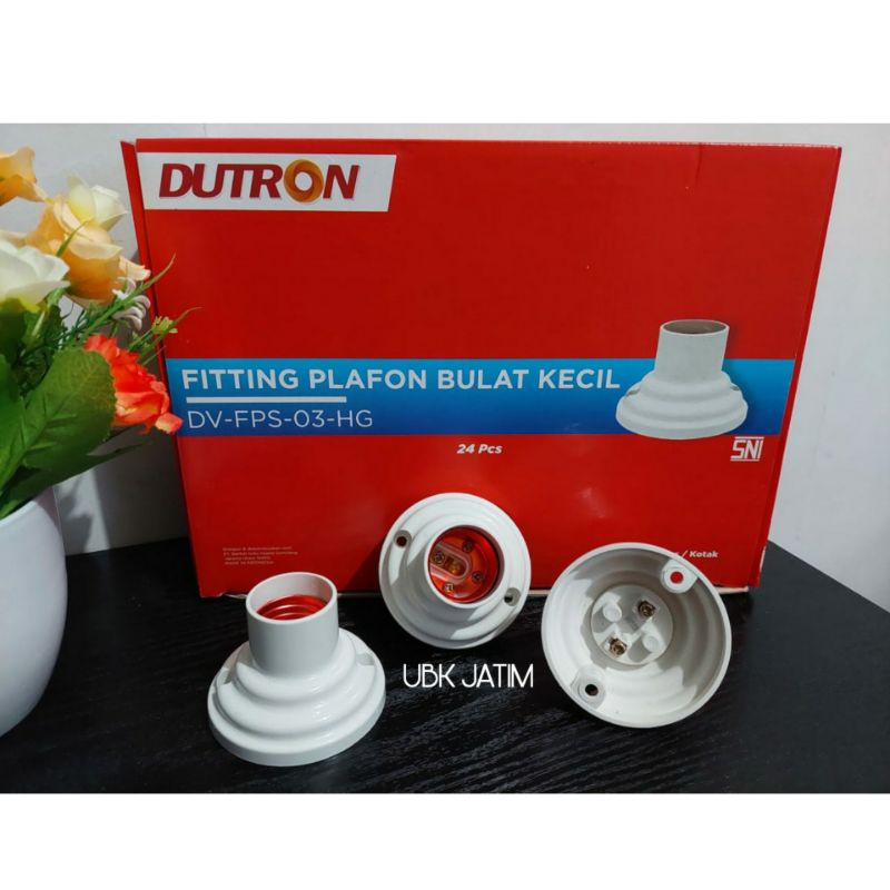 Jual Grosir Fitting Plafon Bulat Kecil Inch Dutron Dv Fps Hg