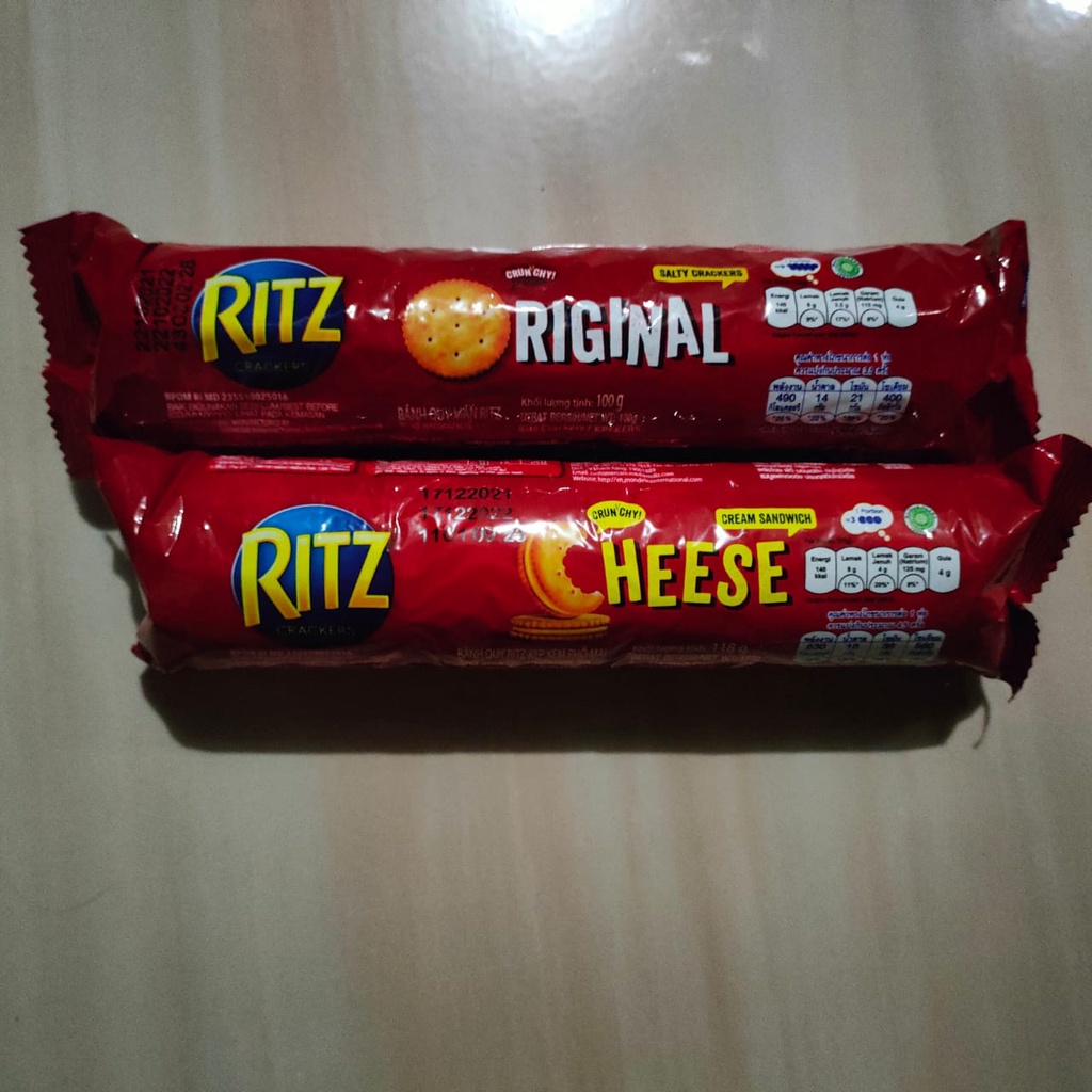 Jual RITZ Original Salty Crackers/Cheese/Chocolate Cream Sandwich 91gr ...