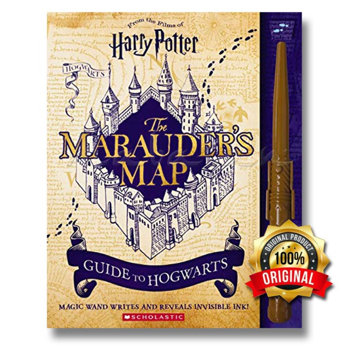 Jual NEW Buku Import Harry Potter The Marauders Map Guide To Hogwarts ...