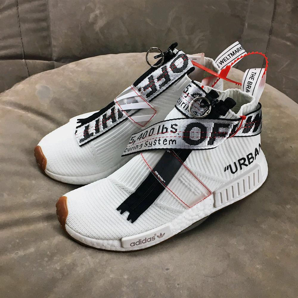 Adidas nmd city outlet sock x off white